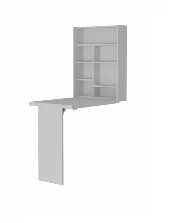 Wall-Mounted Floating Desk with Minimalist Design for Work and Study