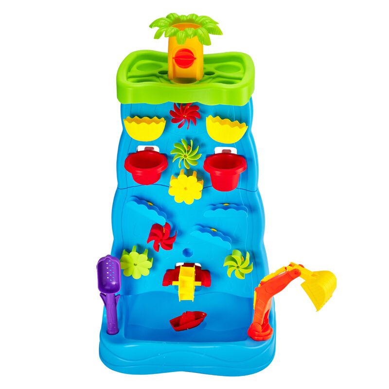 Kids Sand and Water Table, Double-Sided Sensory Activity Table with Accessories image number 0