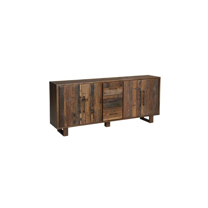 Taran Designs Hartley 4-door 3-drawer Solid Wood Sideboard