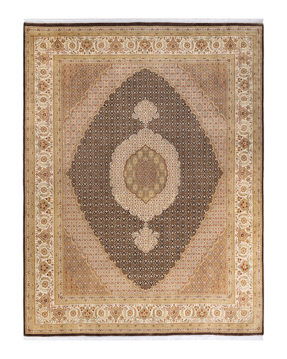 Mogul, One-of-a-Kind Hand-Knotted Area Rug  - Brown, 8' 2" x 10' 5"
