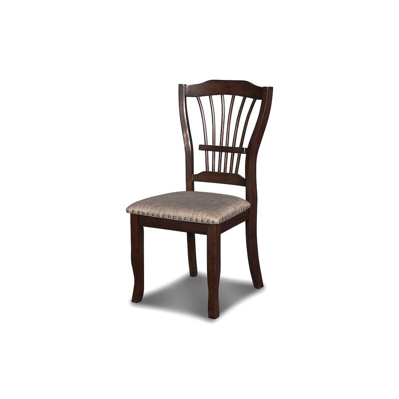 New Classic Furniture Bixby Wood Dining Chair in Espresso Brown (Set of 6)