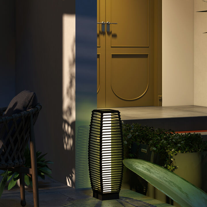 Hivvago Solar Floor Lamp with LED Lights for Garden and Pathway
