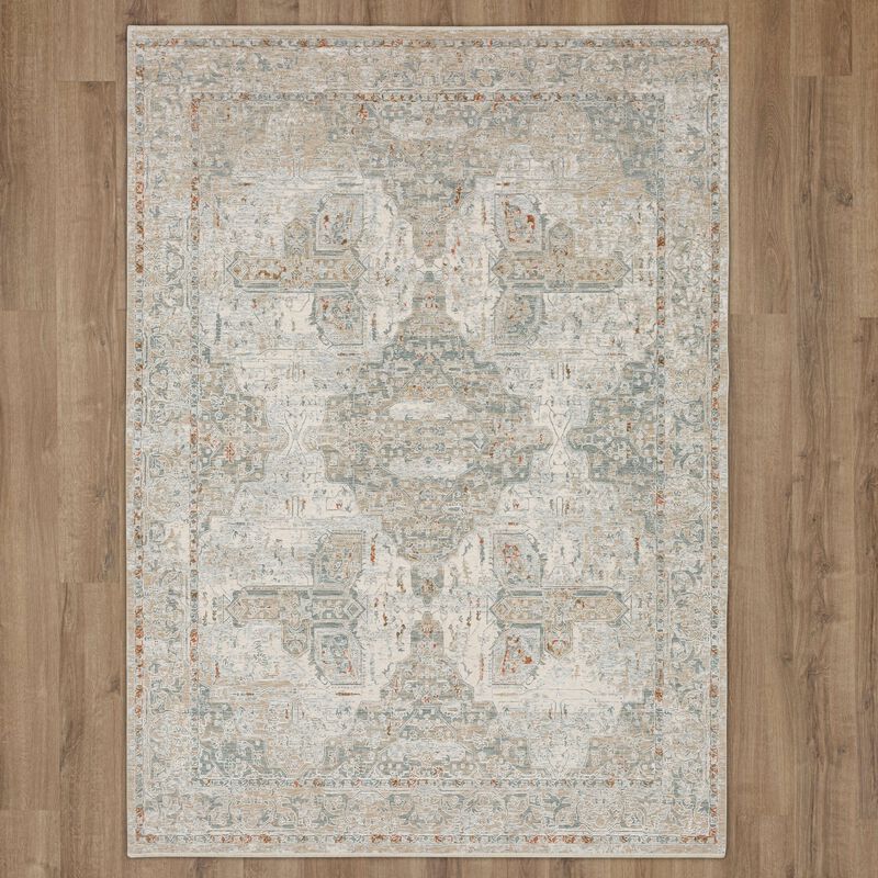 Solitude R1043 Beige/Cream 7'10" x 10' Rug