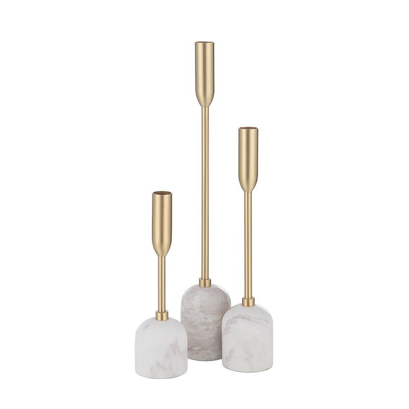 Renwil Marchesa Set Of 3 Tapered Candle Holder