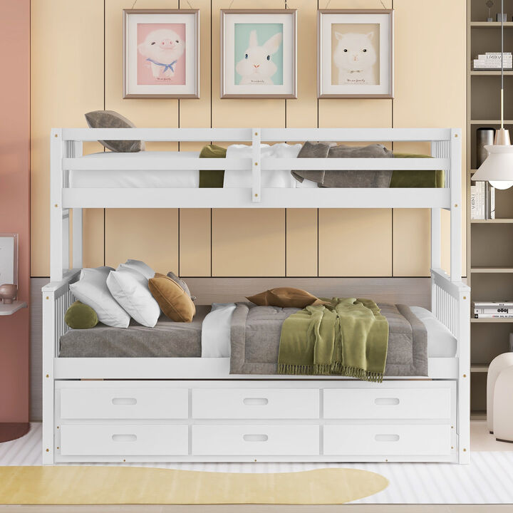 Merax Separable Bunk Bed with Storage Drawers