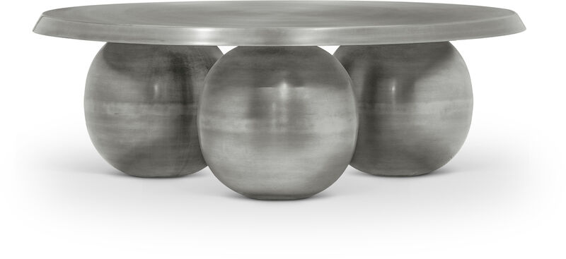 Meridian Furniture Globus Silver Coffee Table image number 0