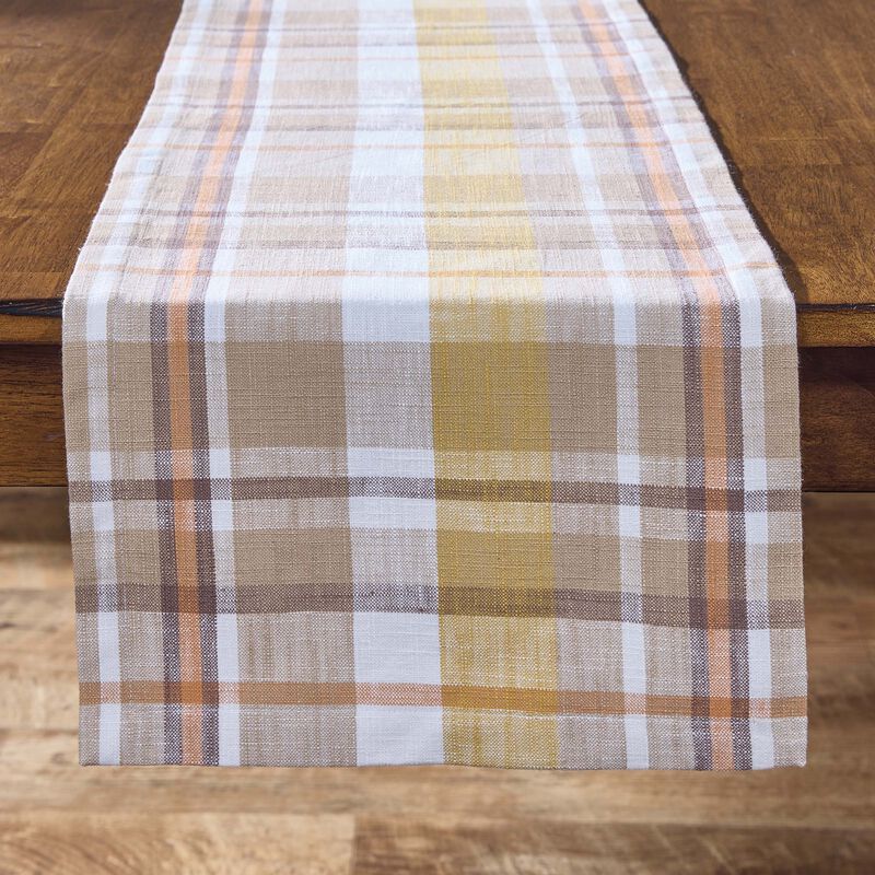 Split P Keaton Plaid Table Runner image number 0