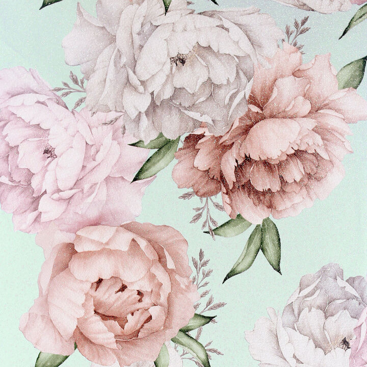 Sophie Mint Floral Wallpaper (Set of 2)