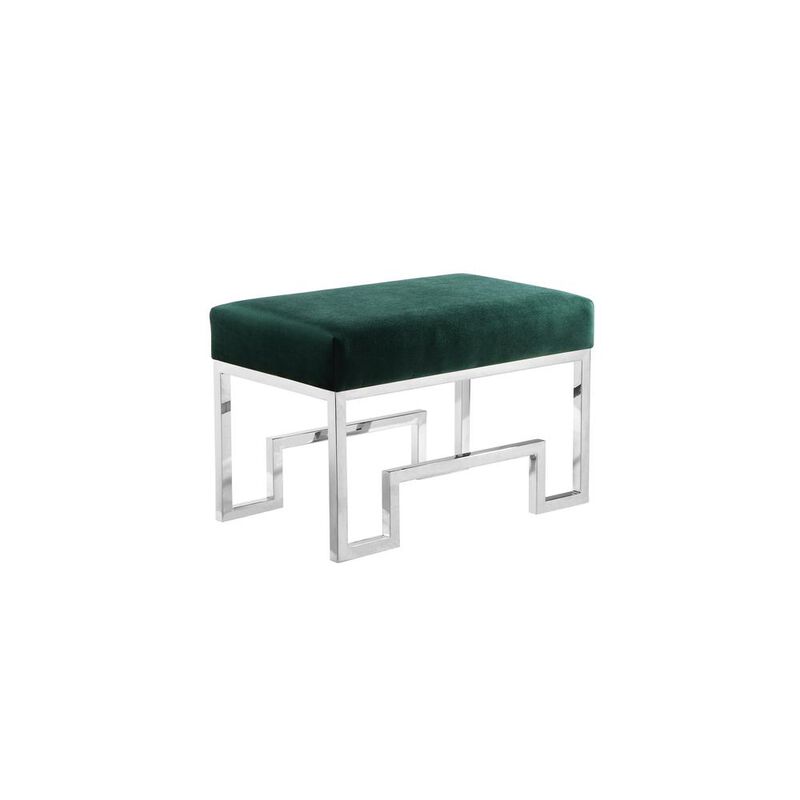 Bronson Stool Silver Green