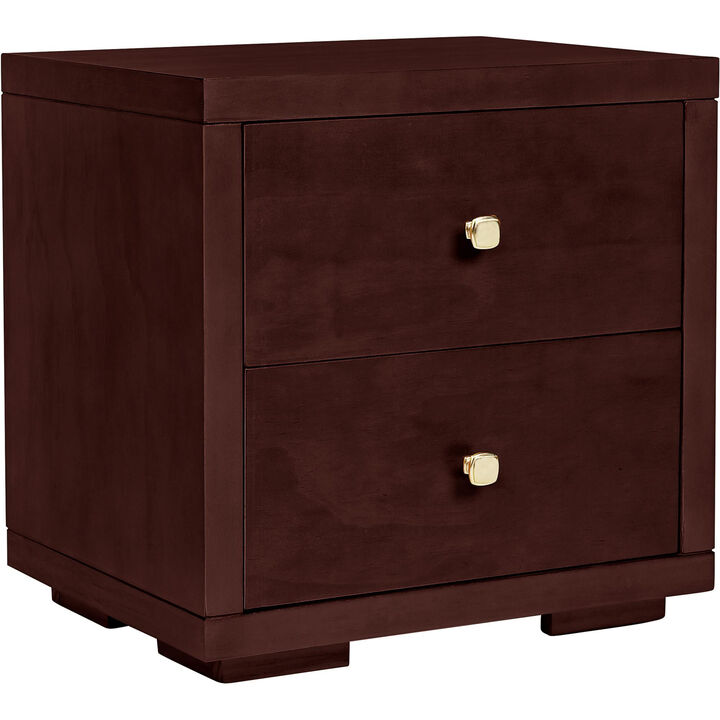 Minimalist Two Drawer Nightstand