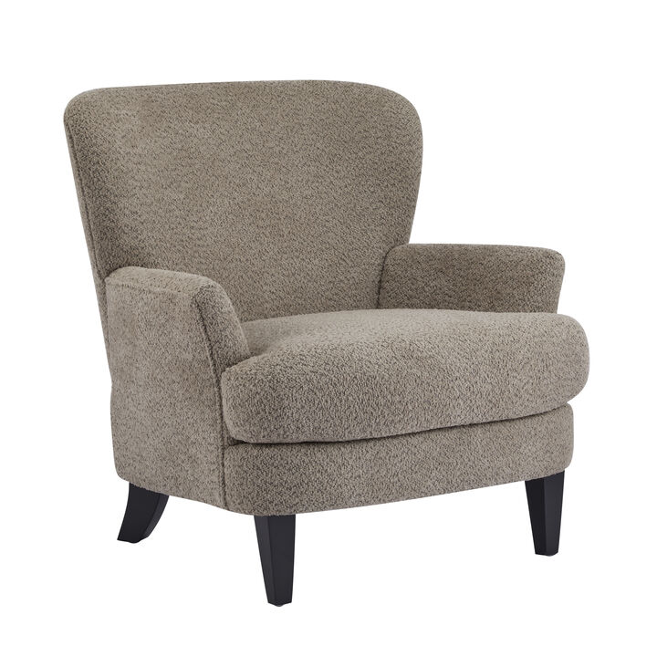 Merax Contemporary Boucle Fabric Club Chair