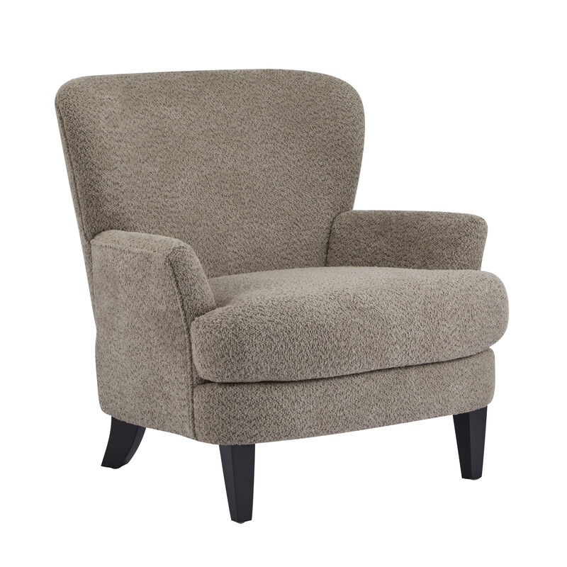 Merax Contemporary Boucle Fabric Club Chair image number 0