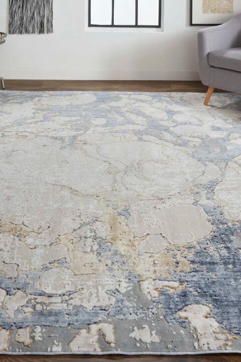 Laina 39G8F Blue/Multi 3' x 5' Rug