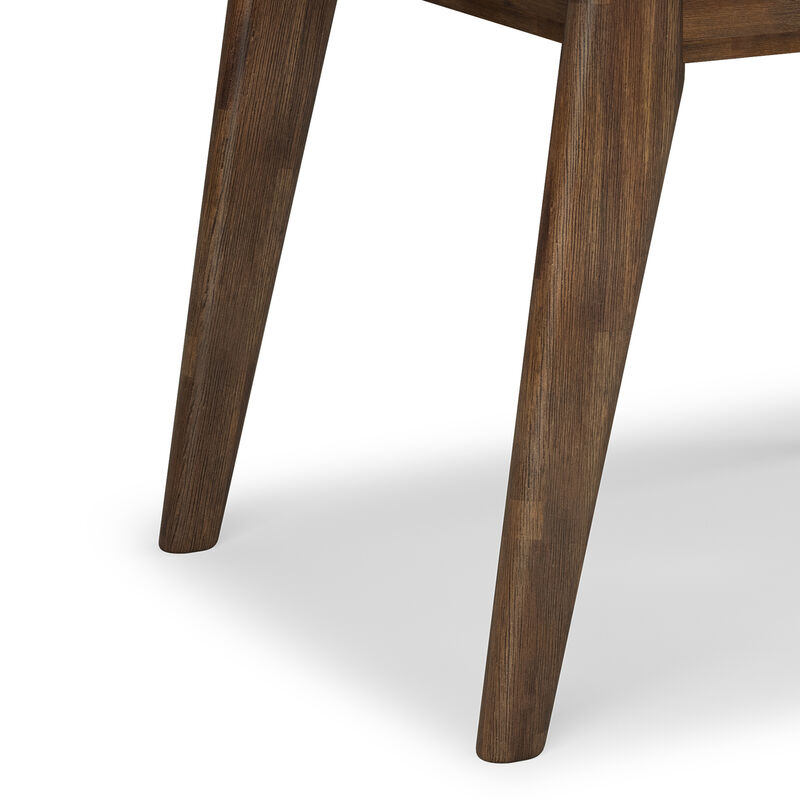 Clarkson SOLID ACACIA WOOD 22 inch Wide Rectangle Contemporary End Table in Rustic Natural Aged Brown