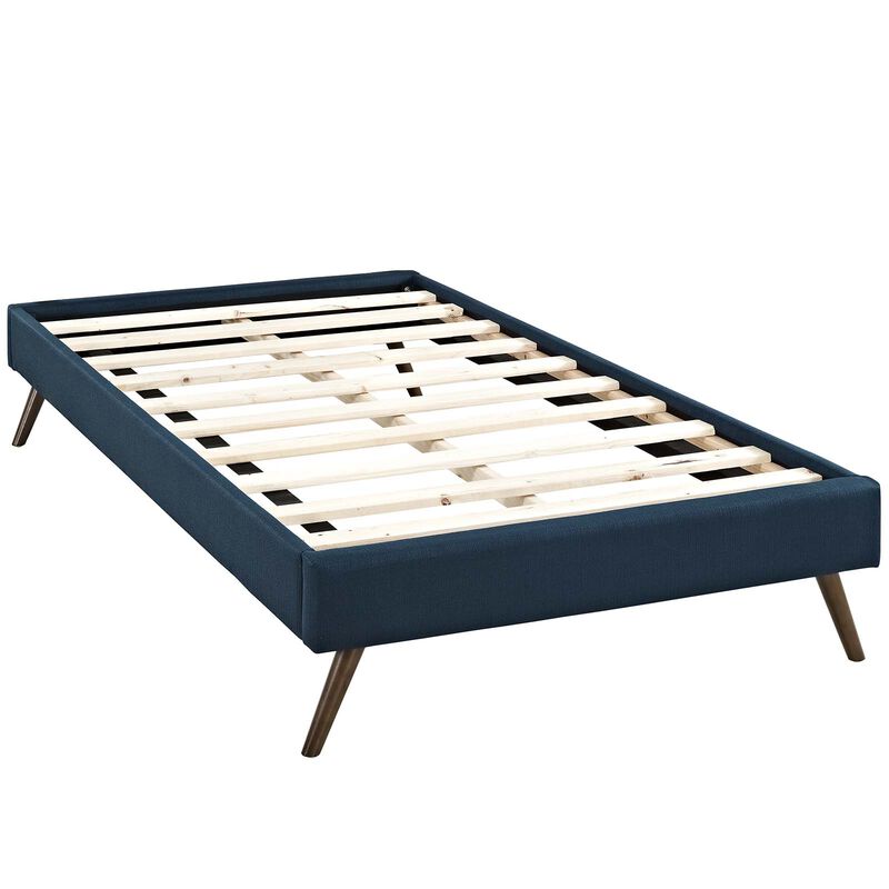 Modway - Loryn Twin Fabric Bed Frame with Round Splayed Legs image number 2