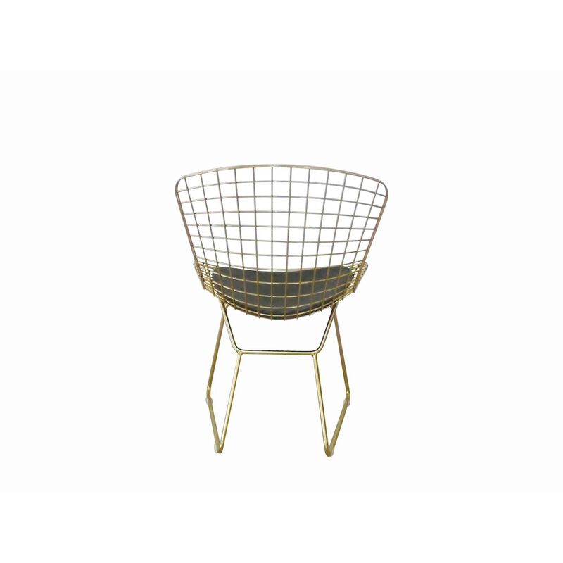 Pangea Home Gold Shuttle Dining Chair (Set Of 2)