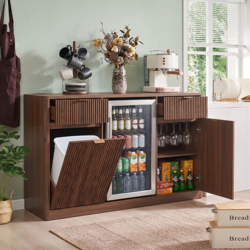 Cekfal Mini Fridge Wine Bar Sideboard Cabinet image number 2