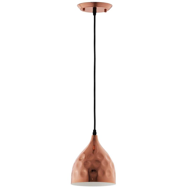 Modway Dimple Contemporary Modern Bell Shade 6.5" Hanging Ceiling Light Pendant Light Fixture In image number 0