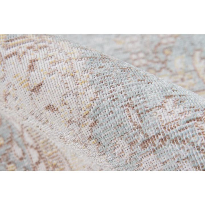 Momeni Traditional Rectangle Area Rug, Blue, 4' X 6'