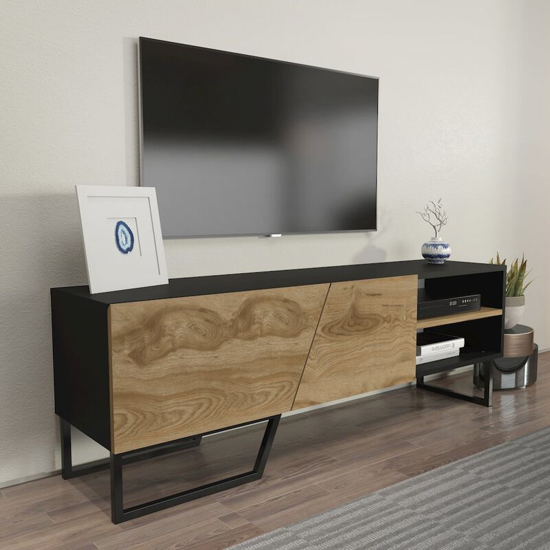 Decorotika Denasse Tv Stand Black Ud Black