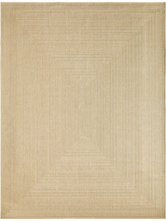 Tulum TLM04 Taupe/Ivory 8' x 10' Rug