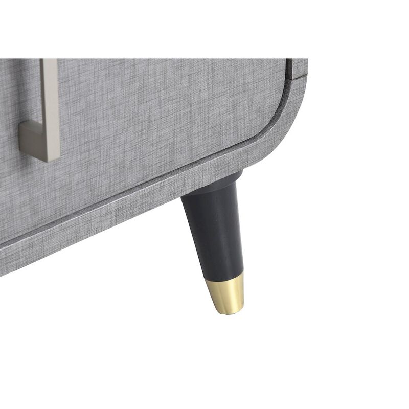 Celine 8 Drawer Dresser in Gray Finish