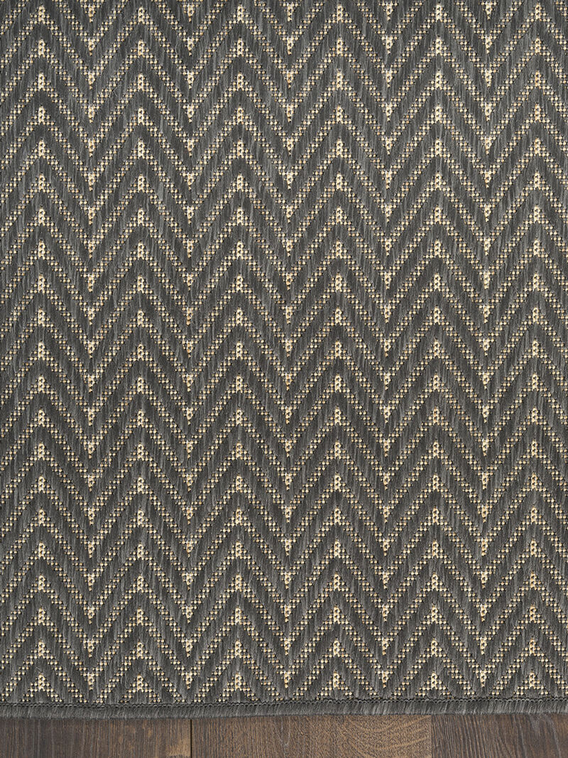 Horizon Indoor/Outdoor HOZ02 Charcoal 10' x 14' Rug
