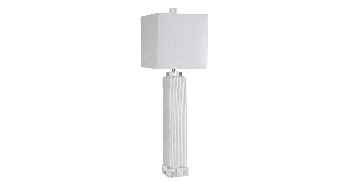 Uttermost Bennett White Buffet Lamp