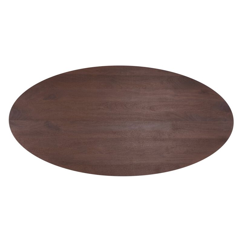 World Interiors Calabasas 86" Oval Dining Table in Toffee Nut image number 2