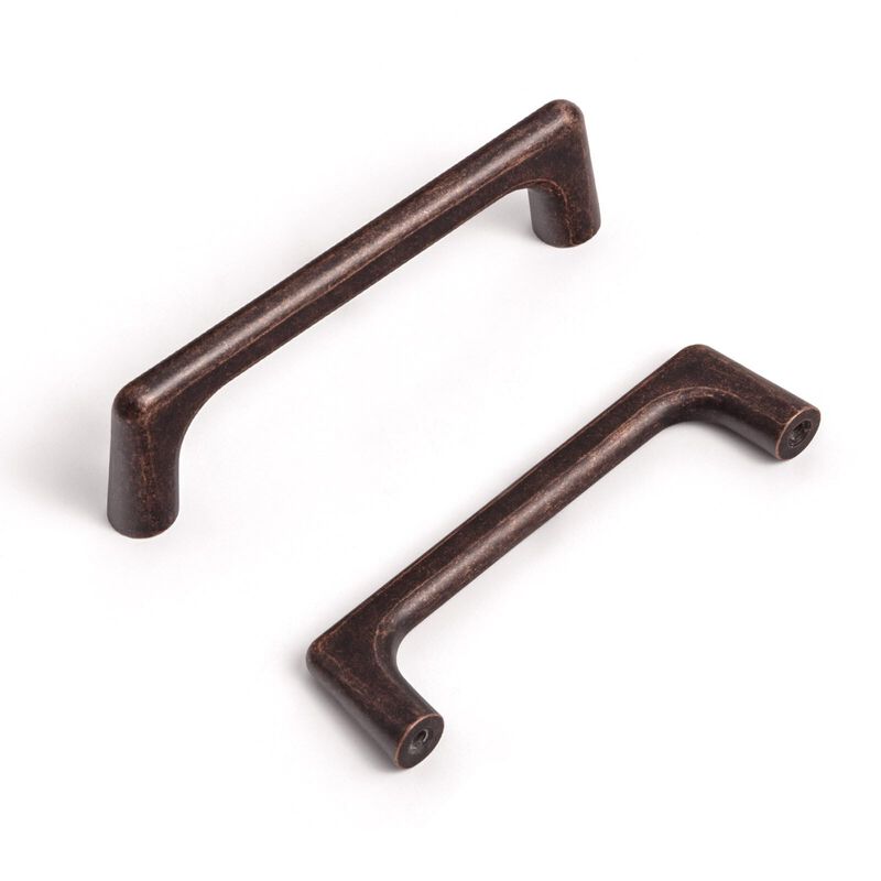 Goo-Ki Antique Oil Rubbed Bronze Cabinet Pulls with 4''(102mm),Casual Luxury Solid Zinc Cabinet Handles for Drawer,Cupboard, War