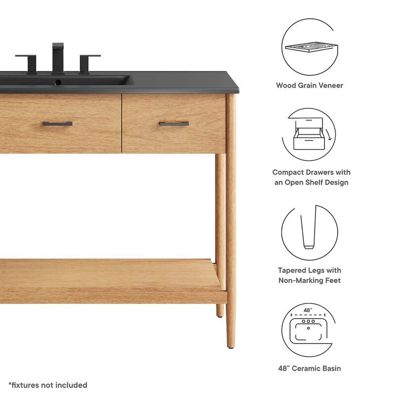 Zaire 48" Single Sink Bathroom Vanity image number 1