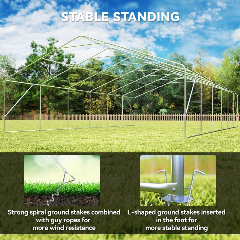 Hivvago Heavy-Duty 23' x 39' Event & Wedding Canopy image number 5
