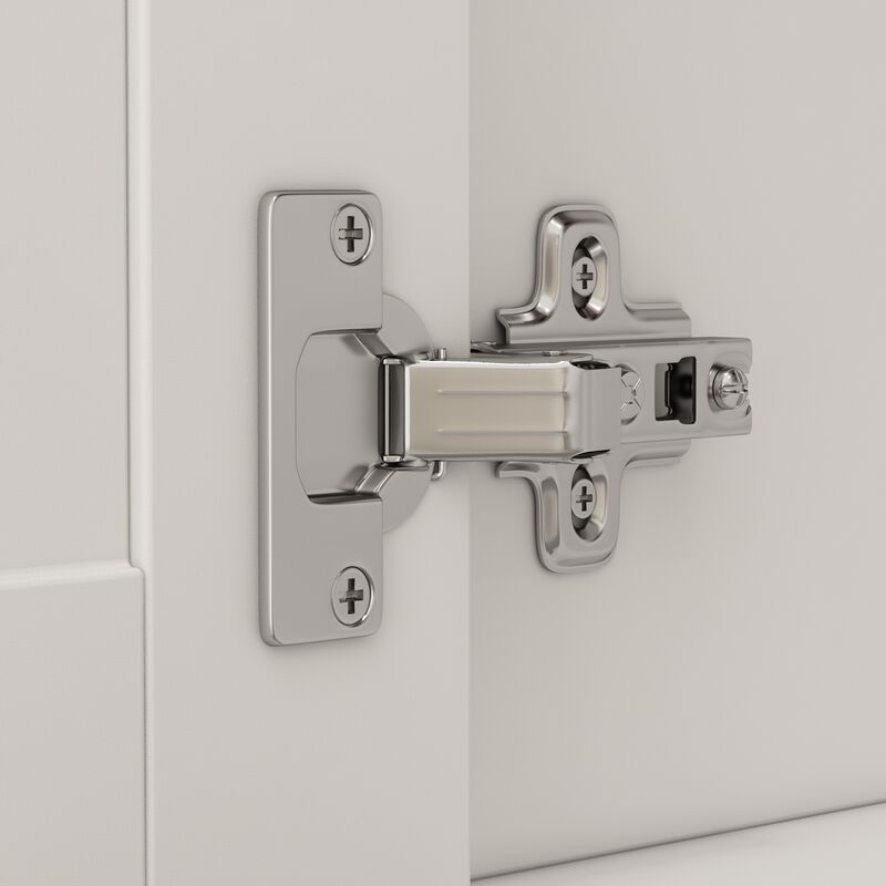 White 4-Door Armoires with Mirror, 2 Hanging Rods, 2-Drawers and Storage Shelves (19.7 in. D x 63 in. W x 70.9 in. H)