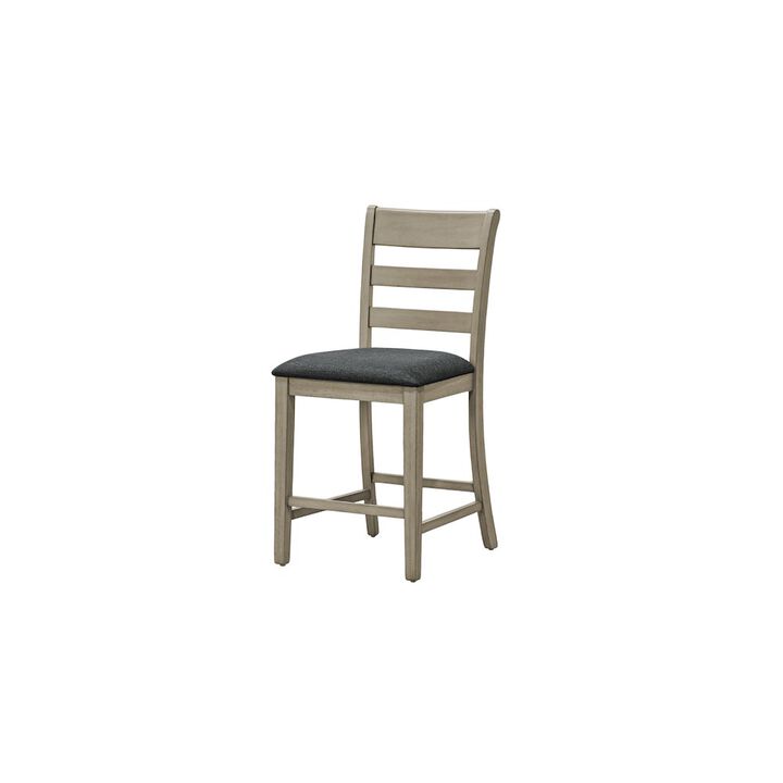 Dining Chair, 44" Height, Counter Height, Set Of 2, Transitional