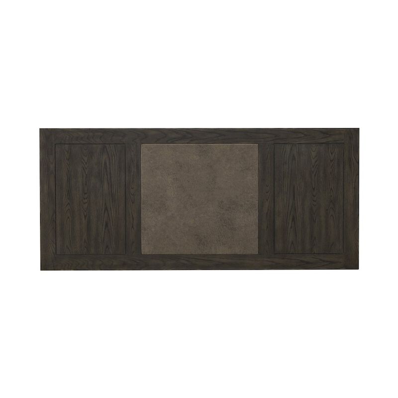 Liberty Furniture Executive Desk in Rubberwood Solids w/ Split Heart White Oak Veneers image number 2