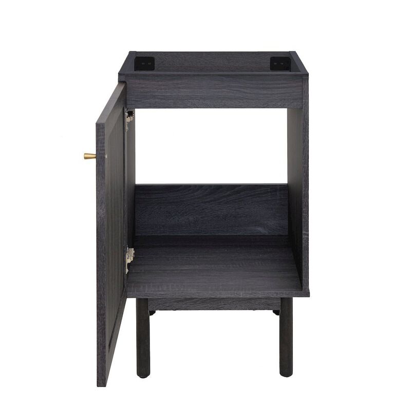 Classe 18" Bathroom Vanity in Black Cabinet Only image number 3