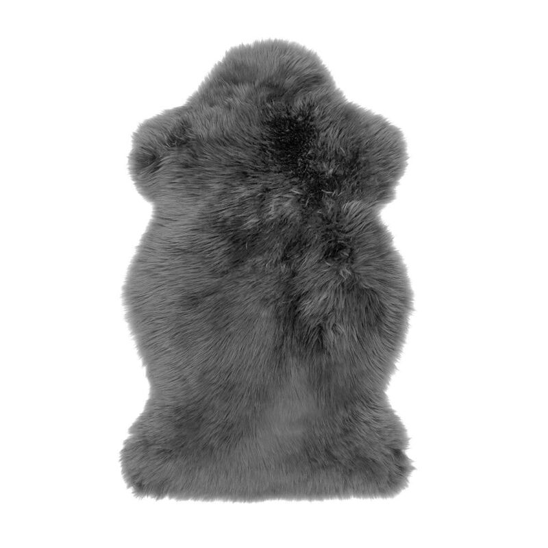 Genuine Sheepskin Rug - Soft & Fluffy Single Pelt 2 x 3 Ft &ndash; Made in Argentina