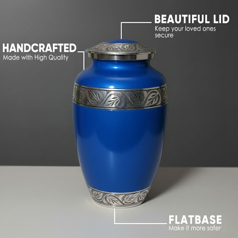 Leaf design urn image number 4