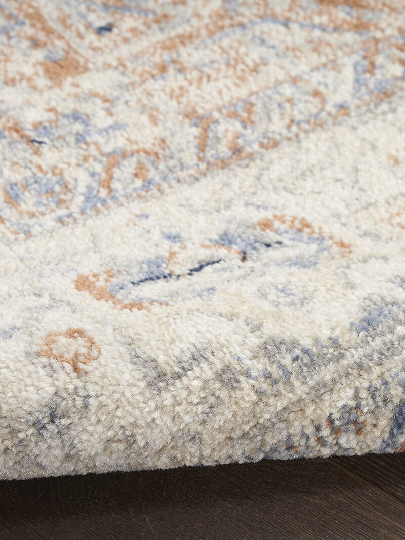 Nourison Essentials Persian NRE07 Beige/Blue 5' x 7' Rug