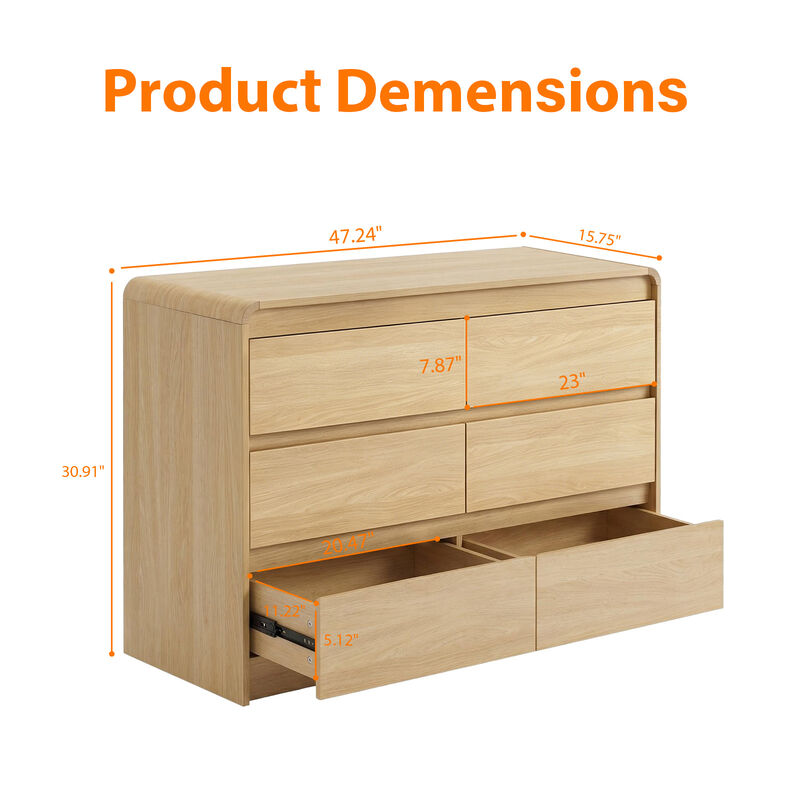 6 Drawer Dresser image number 7