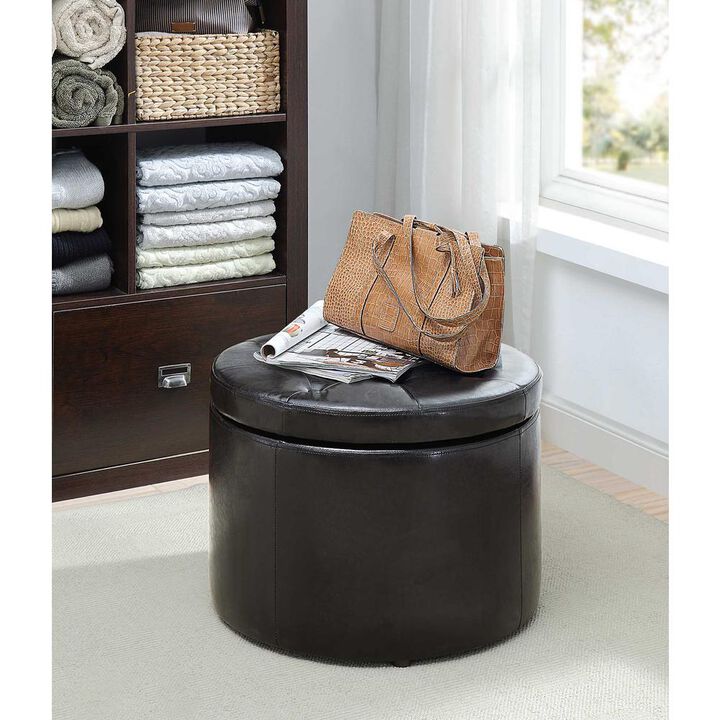 Convience Concept, Inc. Designs4Comfort Round Shoe Ottoman