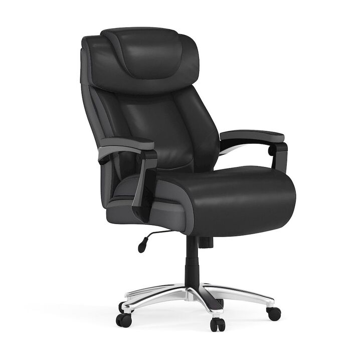 Brown 500LB High Back Chair