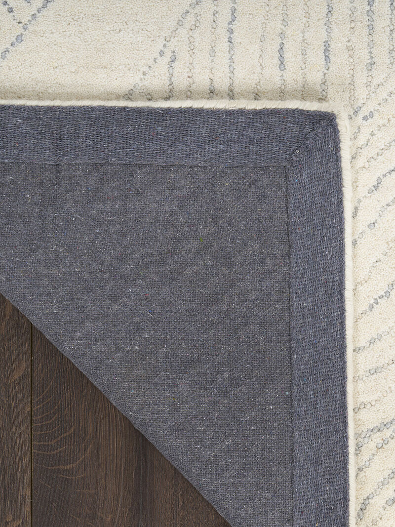 Pure Patterns PRN01 Ivory/Gray 8'6" x 11'6" Rug