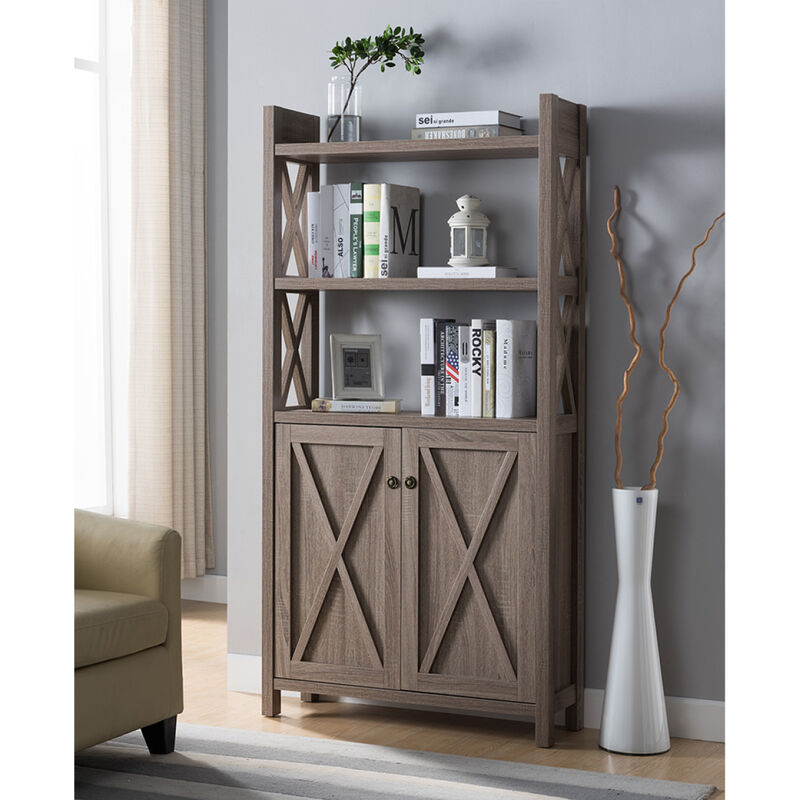Bookcase Dark Taupe