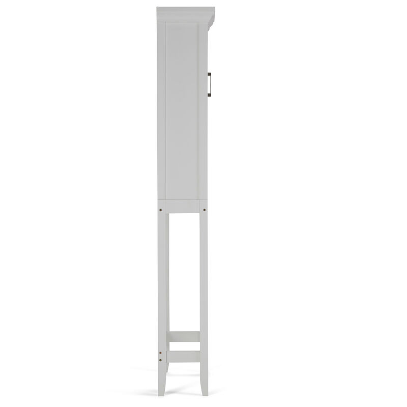 Simpli Home Avington 27W Storage Cabinet with 2 Doors and Open Shelf image number 7