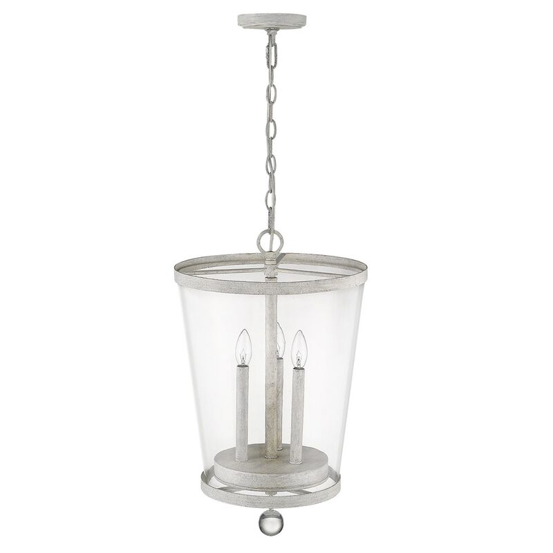 Hivvago Callie 3-Light Country White Foyer Pendant