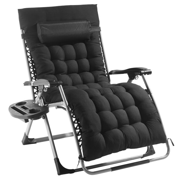 Zero Gravity Chair, Reclining Lounge Chair for Indoor & Outdoor Comfort
