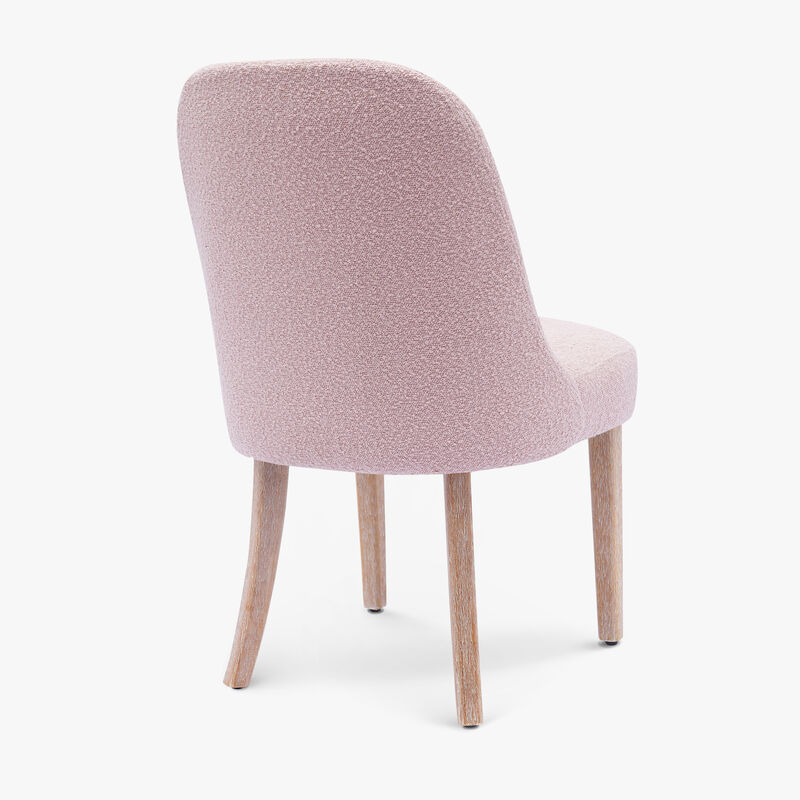 WestinTrends Genevieve Mid-Century Modern Upholstered Boucle Dining Chair