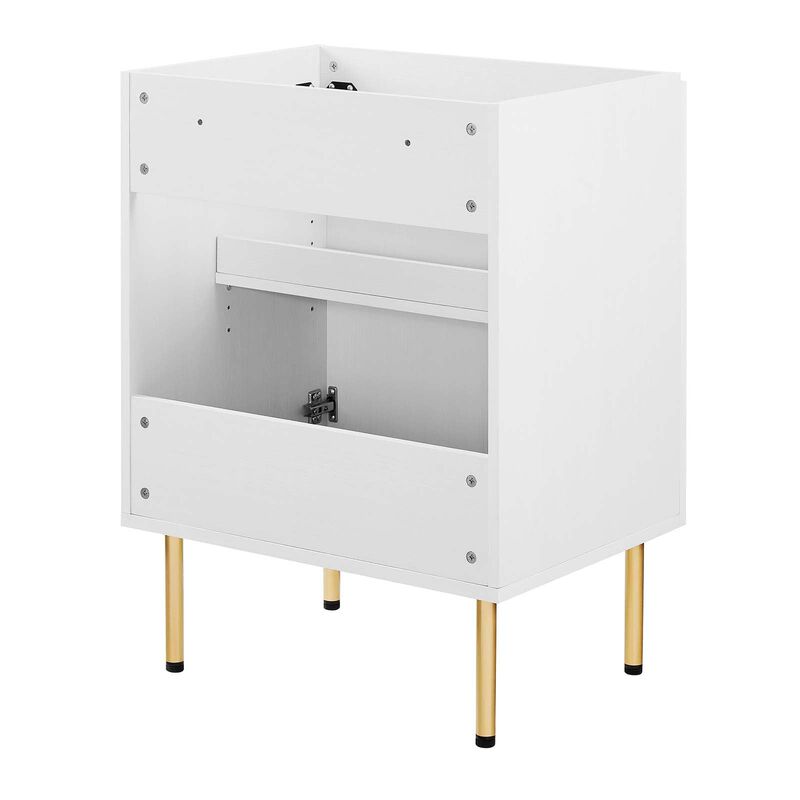 Modway EEI-6601-WHI Chaucer 24" Bathroom Vanity Cabinet (Sink Basin Not Included), White image number 4