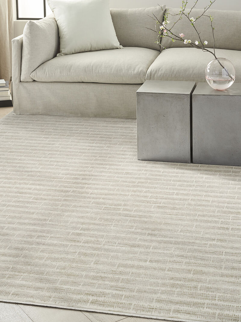 CK079 Notes NOT04 Ivory/Gray 5'3" x 7'3" Rug